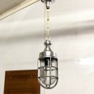 ANTIQUE REPLICA ALUMINUM METAL PENDANT/CEILING LIGHT WITH BRASS CHAIN LOT OF 10