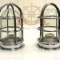 ANTIQUE MARINE ALUMINIUM PASSAGEWAY/BULKHEAD/MOUNT/CEILING LIGHT REPLICA -LOT 5