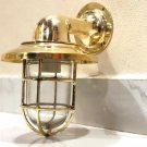 Nautical Authentic Brass Swan Neck 90 Degree Wall Light with Extra Shade LOT 10