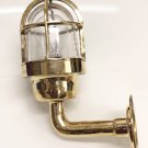Old Maritime Swan Neck Bulkhead Ship Wiska Wall Light Fixture with Long Arm