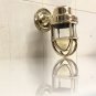 Nautical Antique Old Brass Swan Neck Bulkhead Wiska Wall Sconce Light