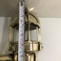 Nautical Antique Old Brass Swan Neck Bulkhead Wiska Wall Sconce Light
