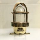 Original Reclaimed Marine Old Ship Brass Wiska Wall Mount Marine Light