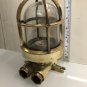 Original Reclaimed Marine Old Ship Brass Wiska Wall Mount Marine Light