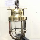 Authentic Reclaimed Salvage Ship Passageway Old Hanging Cargo Wiska Pendant Light