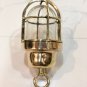 Old Authentic Reclaimed Original Ship Passageway Brass Hanging Pendant Wiska Light