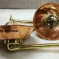Old Nautical Antique Brass Passageway Ship Wiska Wall Light With Copper Cover 2 Pieces