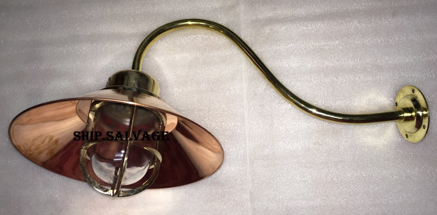Original Goose Neck Home Decoration Wiska Wall Sconce Arched Light with Shade Cap