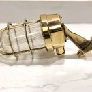 Marine Antique Old Ship Brass Original Wall Sconce Bulkhead Mount Light
