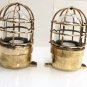 Authentic Nautical Antique Old Ship Brass Original Wall Mount Marine Light