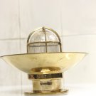 Authentic Nautical Antique Old Ship Original Mount Bulkhead Light with Shade Cap