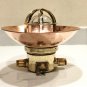 Nautical Antique Old Ship Original Mount Bulkhead Light with Shade Cap