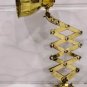 Industrial Brass Scissor Wall Light Fixture Sconce Nautical Vintage Style New