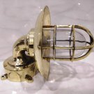 Nautical Ship Marine New Solid Brass Swan Passageway Bulkhead Light with Junction Box