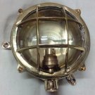 Nautical Industrial Marine Mini Solid Brass Ship Deck Wall Light picked polished