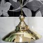 Nautical Ship Pasageway Bulkhead Brass Hanging Cargo New Light with Shade & Chain