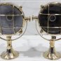 New Antique Vintage Nautical Marine Ship Solid Brass & Brass Aluminum Bitsy Mini Spot Light 2 Pieces