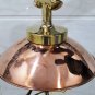 nautical new marine brass and copper ship cargo hanging passageway light 1 piece in nice condition