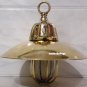 Nautical Marine Solid Brass Passageway Bulkhead Pendant Ship Cargo Light with Shade