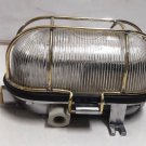 New Aluminium & Brass Original Ship Nautical Antique Wall Passageway Oval Light
