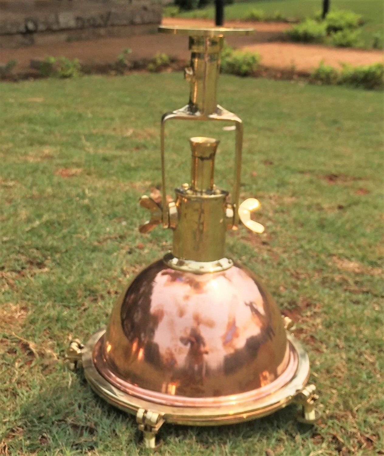 Nautical Marine Cargo Smooth Brass & Copper Pendant/Ceiling Wall hanging Light