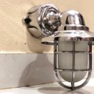 Aluminum Swan Neck 90 Degree Passage Wall Light with Extra Shade & Junction Box- Large