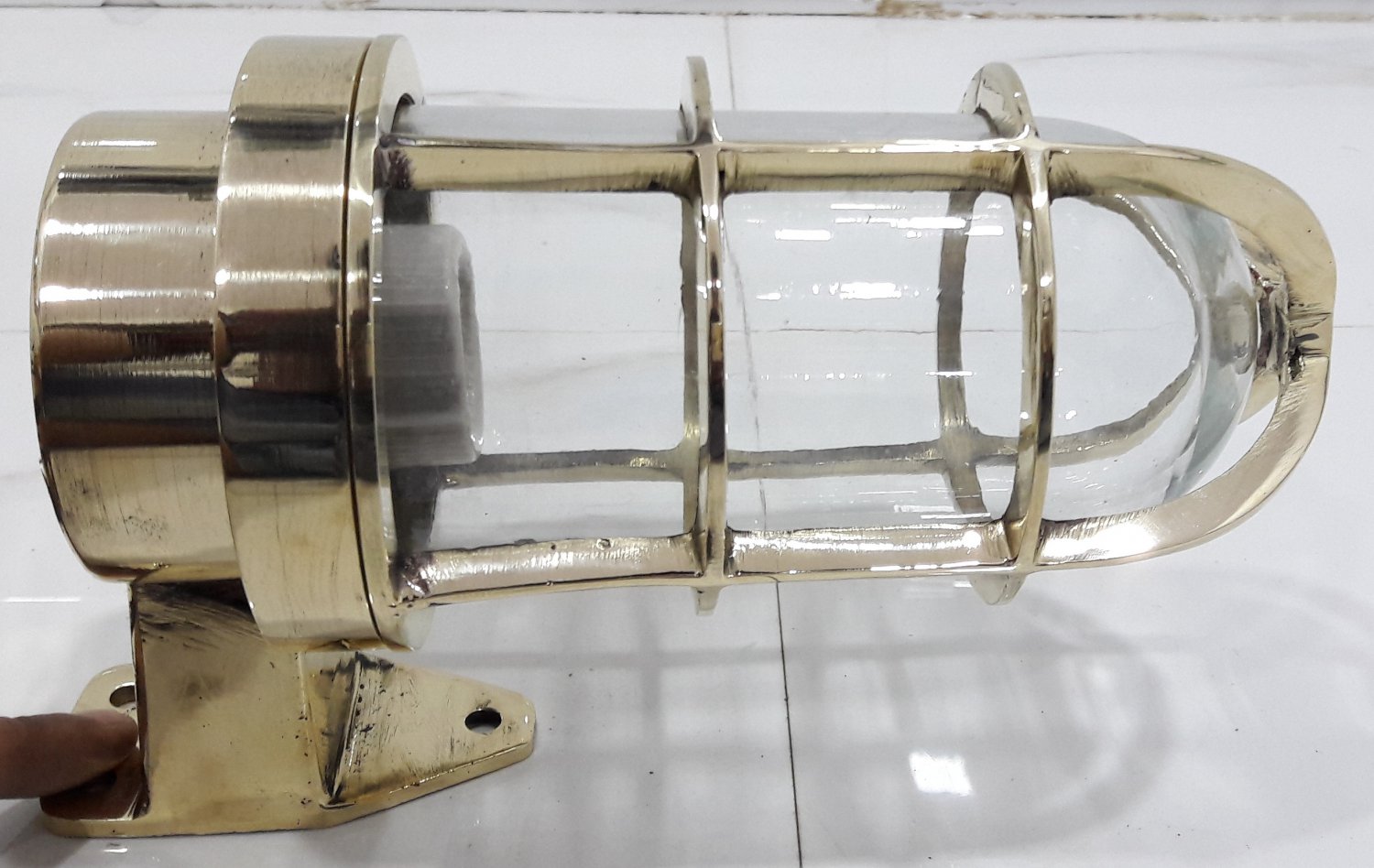 Nautical Ship Marine New Solid Brass Wall Swan Neck Passageway Bulkhead Light