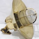 Reclaimed Old Antique Maritime Passageway Swan Light With Deflector Cover