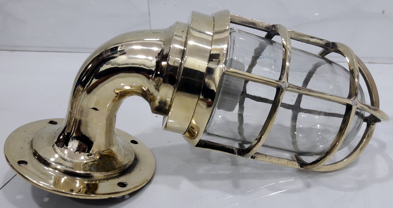Nautical Ship Marine New Solid Brass Wall Swan Passageway Bulkhead Light