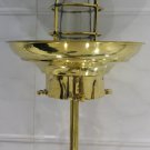 Nautical Marine Style Brass Hanging Cargo Pendant Light with Cover Shade