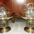 EDC Las Vegas Vintage Retro Style Nautical Post Mounted Ceiling Light With Shade 2 Pieces