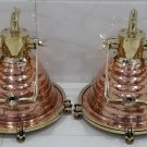 Nautical New Marine Brass And Copper Mount Hanging Cargo Pendant Light 4 Pieces