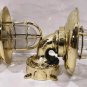 Authentic Brass Swan Neck 90 Degree Passage Wall Light Extra Shade Junction Box