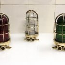 New Marine Brass Solid Nautical Ship Mount Bulkhead Light Red/Green/White Set 3
