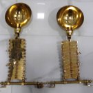 Industrial Antique Stretchable Scissor Wall Light Fixture Nautical Brass New 2 Pieces