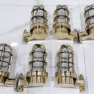 Nautical Antique Marine Ship Old Swan Passageway Bulkhead Light 6 Pieces