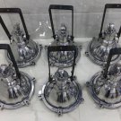 Vintage Style Nautical New Marine Aluminum Ship Hanging Cargo Spot Light 6 Piece In Nice Condition