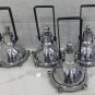 Vintage Style Nautical New Marine Aluminum Ship Hanging Cargo Spot Light 4 Piece In Nice Condition