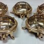 New Nautical Marine Small Round Cast Brass Ceiling light Antique Polish 5 Pieces