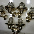 Nautical New Marine Brass Ship Wall Passageway Bulkhead Light 6 Pieces