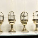 Nautical Marine Ship New Solid Mount Brass Passageway Bulkhead Light 5 Pieces