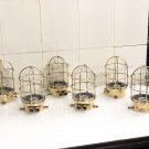Authentic Nautical Antique Old Ship Brass Wall Mount Marine Light Lot of 6