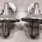New Nautical Solid Aluminum Marine Ship Small Swan Neck Alleyway Light With Shade 2 Pieces