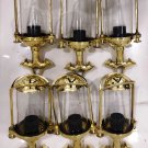 Nautical Sconce Ship Spotlight Perko Lantern Brass New Light 6 Pieces