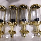 Nautical Sconce Ship Spotlight Perko Lantern Brass New Light 4 Pieces