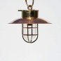 Antique Nautical Ship Brass Long Vintage Pendant Light with Shade & Hook 5 Pieces