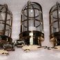 Authentic Nautical Antique Old Ship Brass Wall Mount Marine Light 3 Pieces