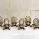 Old Antique Brass Nautical Passageway Ship Wall Decoration Light 6 Pieces