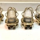 Marine Cargo Ships Old Wall/Ceiling Mounted Bulkhead Light 4 Pieces