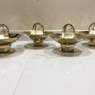 Authentic Nautical Antique Original Ceiling Mounted Bulkhead Lamp with Shade Cap 4 Pieces